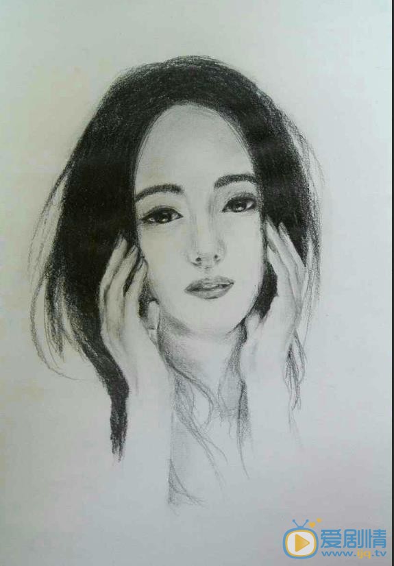 张定涵手绘素描照 张定涵高清写真_张定涵高清剧照