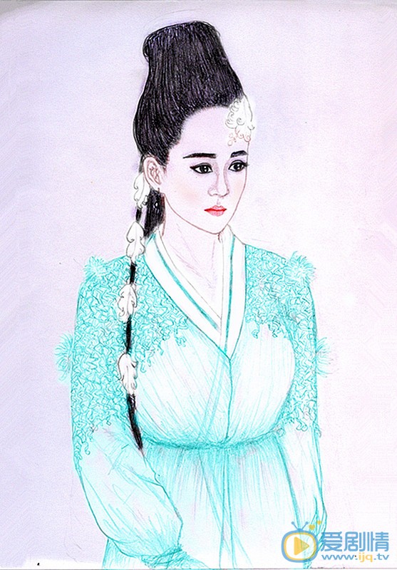 张定涵手绘素描照 张定涵高清写真_张定涵高清剧照