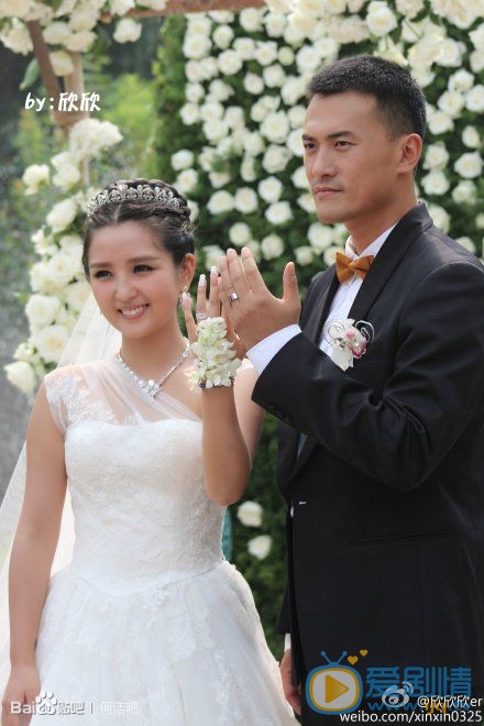 何洁和赫子铭结婚照 何洁高清写真_何洁高清剧照