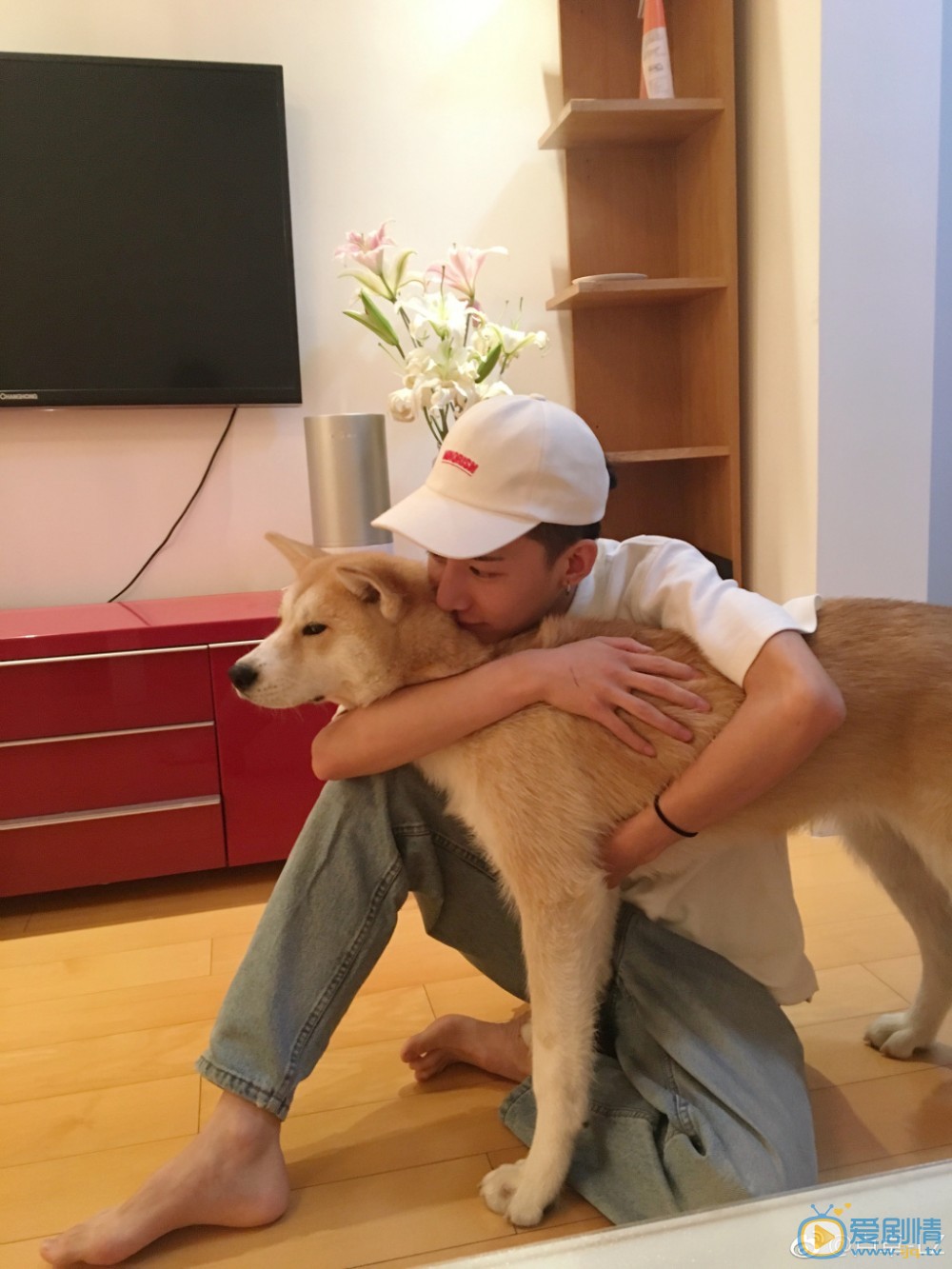 卢卓萌宠合照 卢卓高清写真_卢卓高清剧照