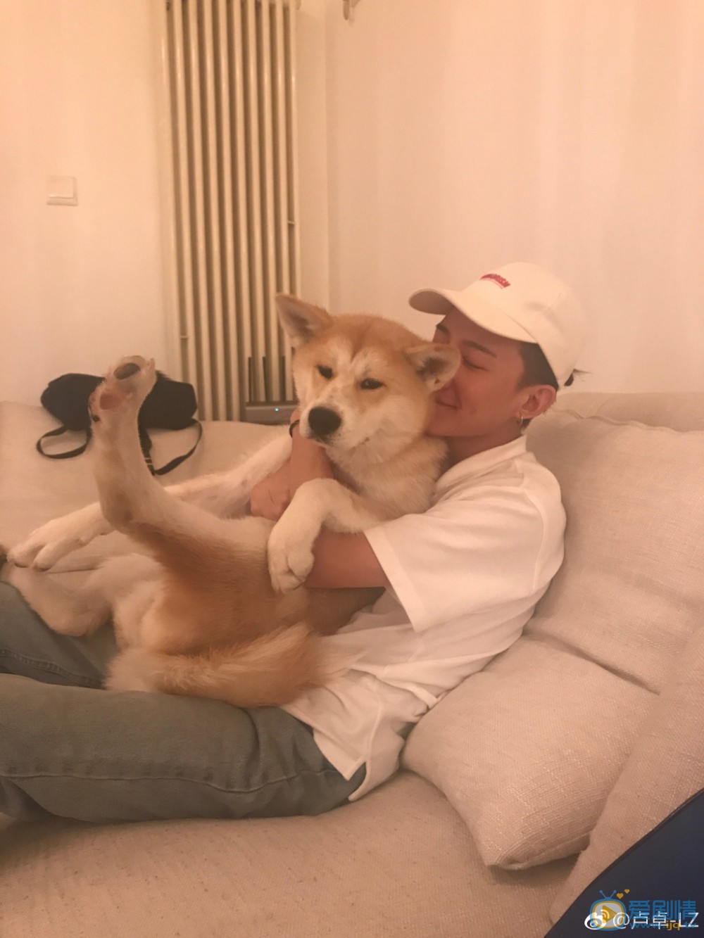 卢卓萌宠合照 卢卓高清写真_卢卓高清剧照