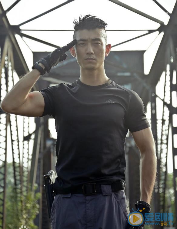 维和步兵营罗汉扮演者王韬照片