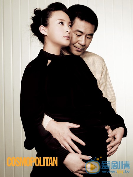 蒋勤勤夫妻合照 蒋勤勤和陈建斌同框合照