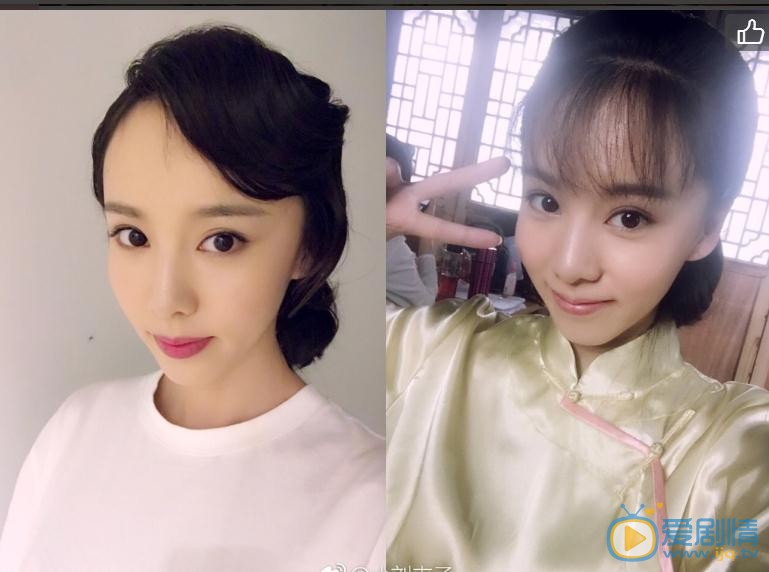 刘熙彤片场照写真 刘熙彤片场照写真