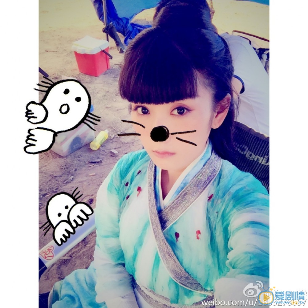 郑雪片场照写真 郑雪高清写真_郑雪高清剧照