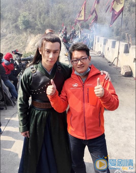 王峥片场照 王铮片场照