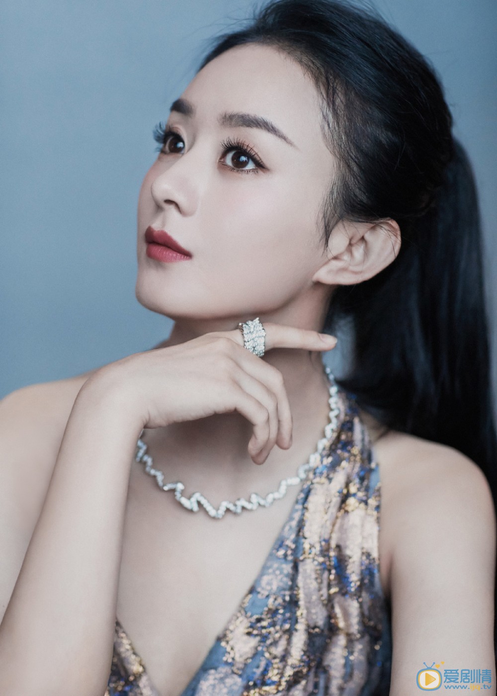 赵丽颖高马尾写真 赵丽颖高马尾写真