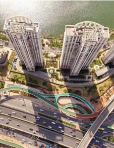中国首条“空中”自行车道试运营健康道路，全长7.6公里(时速25km/h)
