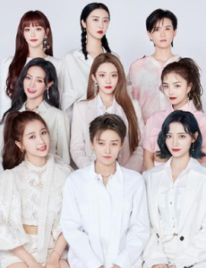 THE9正面照，风格淡雅温柔