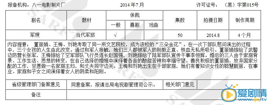 电视剧军嫂剧情介绍