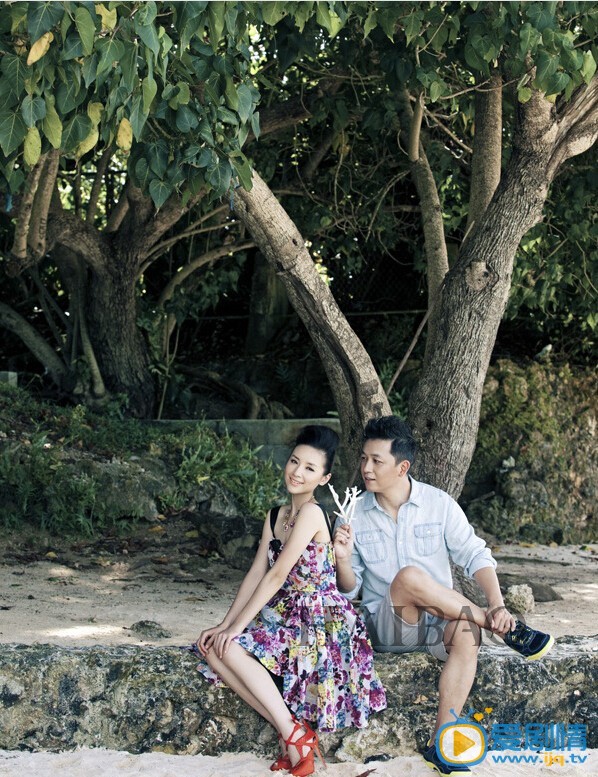 董洁和潘粤明婚纱照 董洁高清写真_董洁高清剧照