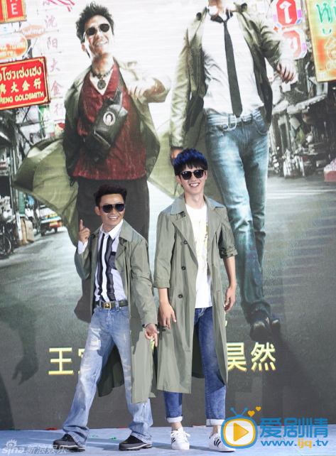 刘昊然活动照 侦探喜剧《唐人街探案》在京举行首映发布会