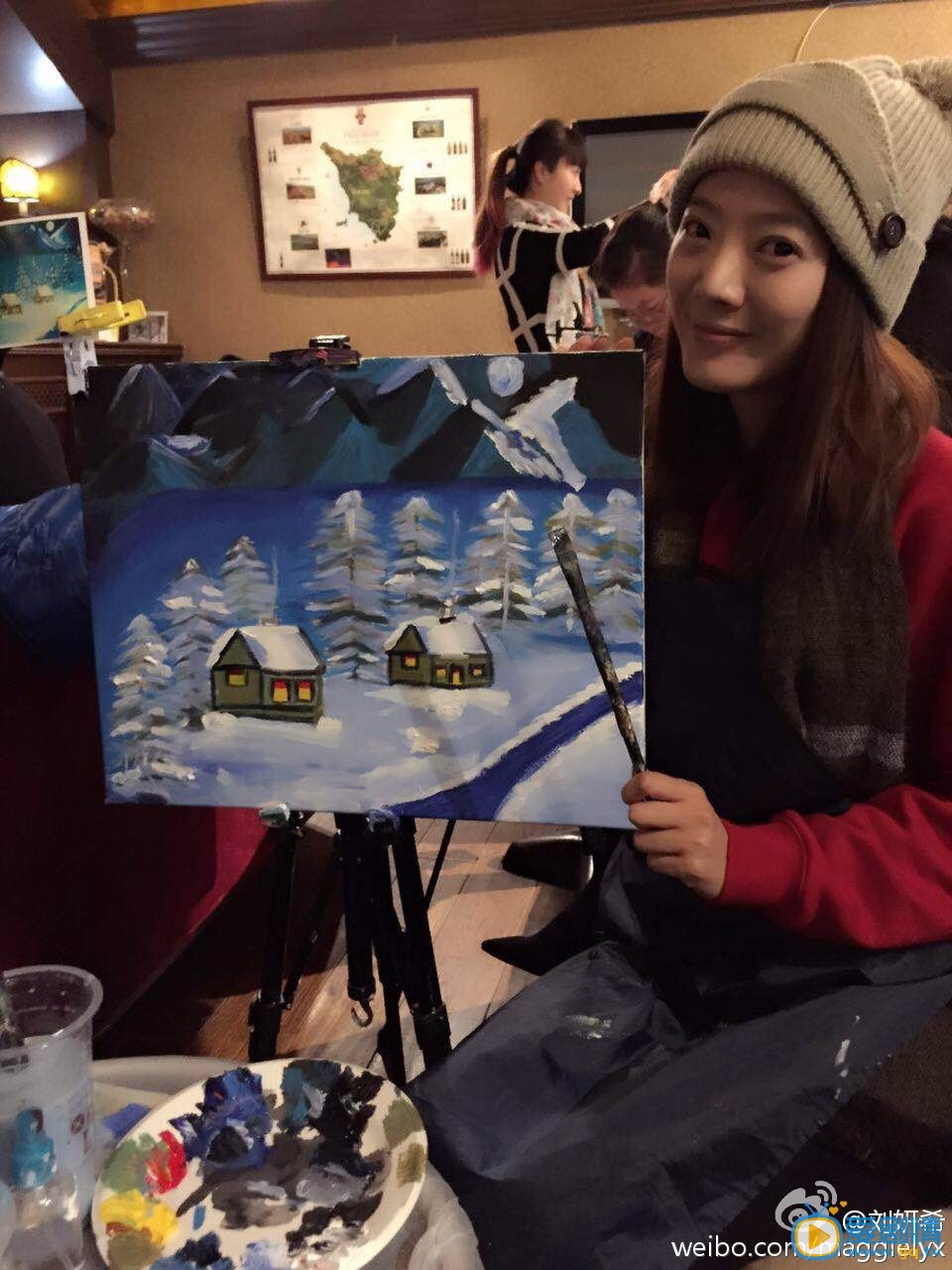 刘妍希刘妍希油画 刘妍希高清写真_刘妍希高清剧照