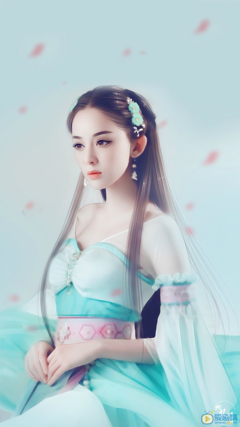 古力娜扎手绘素描 古力娜扎高清写真_古力娜扎高清剧照