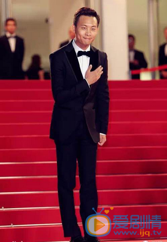 张译活动照 张译参加2015第68届戛纳国际电影节