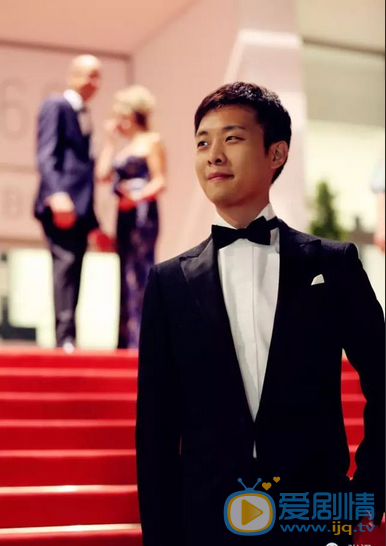 张译活动照 张译参加2015第68届戛纳国际电影节