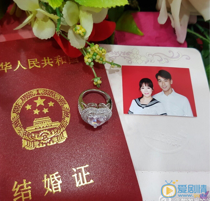陈紫函和老公戴向宇结婚照 陈紫函个人资料介绍简介陈紫函高清照片陈紫函戴向宇结婚照
