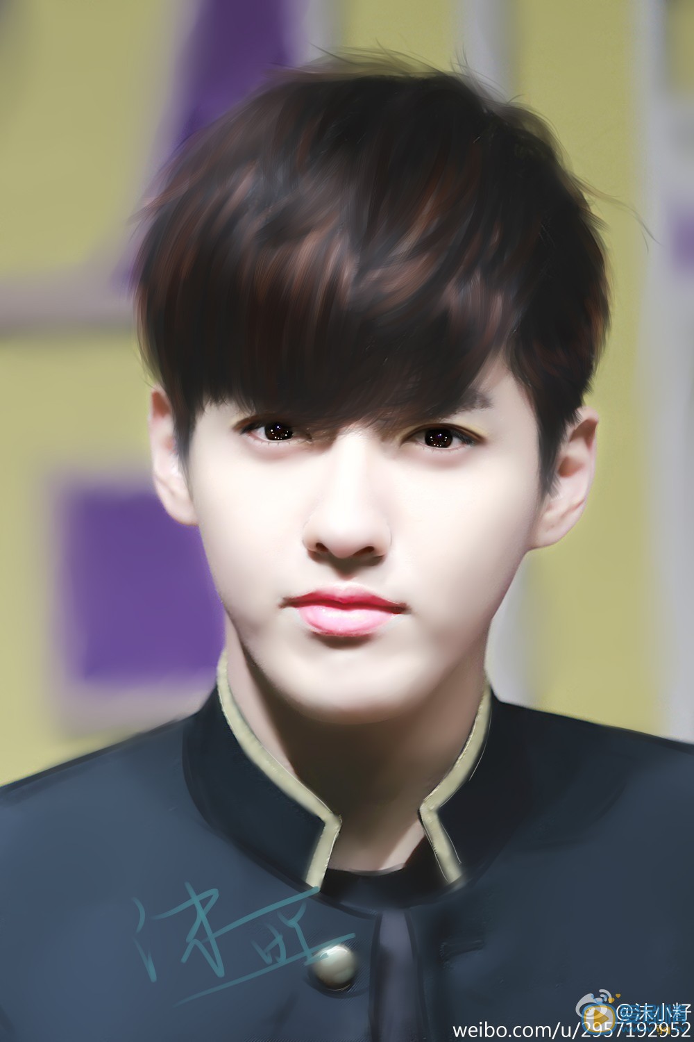 吴亦凡饭制手绘图 吴亦凡高清写真_吴亦凡高清剧照