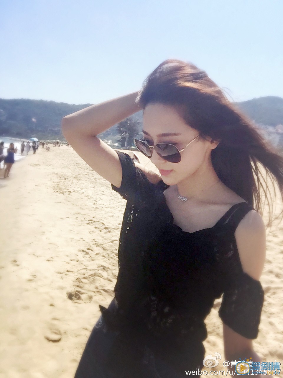 黄梦莹海边照 黄梦莹高清写真_黄梦莹高清剧照