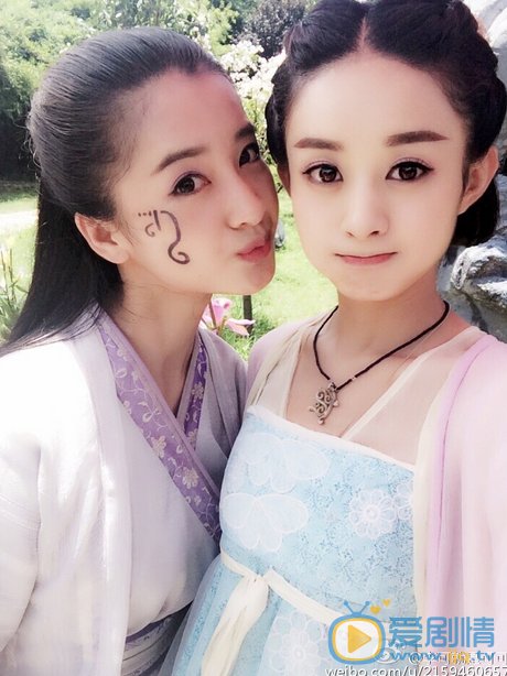 李可与赵丽颖合照 与赵丽颖合照