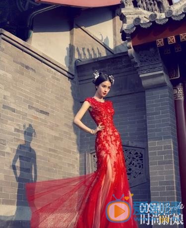 Angelababy时尚新娘杂志照 Angelababy高清写真_Angelababy高清剧照