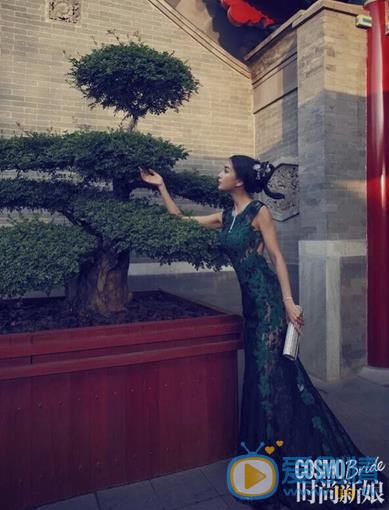 Angelababy时尚新娘杂志照 Angelababy高清写真_Angelababy高清剧照