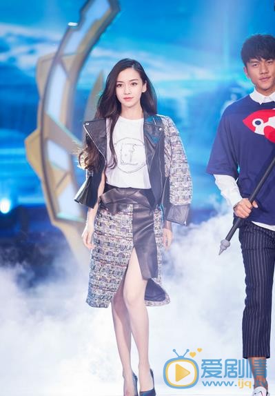Angelababy快乐大本营节目照 Angelababy高清写真_Angelababy高清剧照