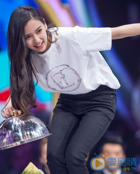 Angelababy快乐大本营节目照 Angelababy高清写真_Angelababy高清剧照
