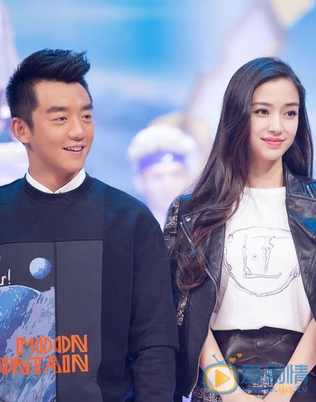Angelababy快乐大本营节目照 Angelababy高清写真_Angelababy高清剧照