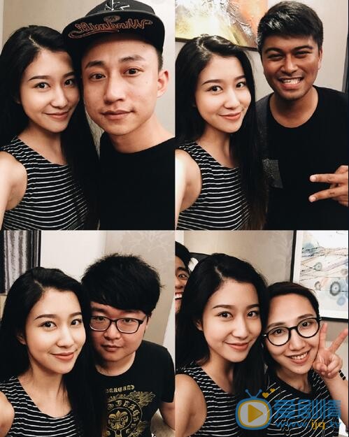 吴映香《中国新歌声》合照 吴映香高清写真_吴映香高清剧照