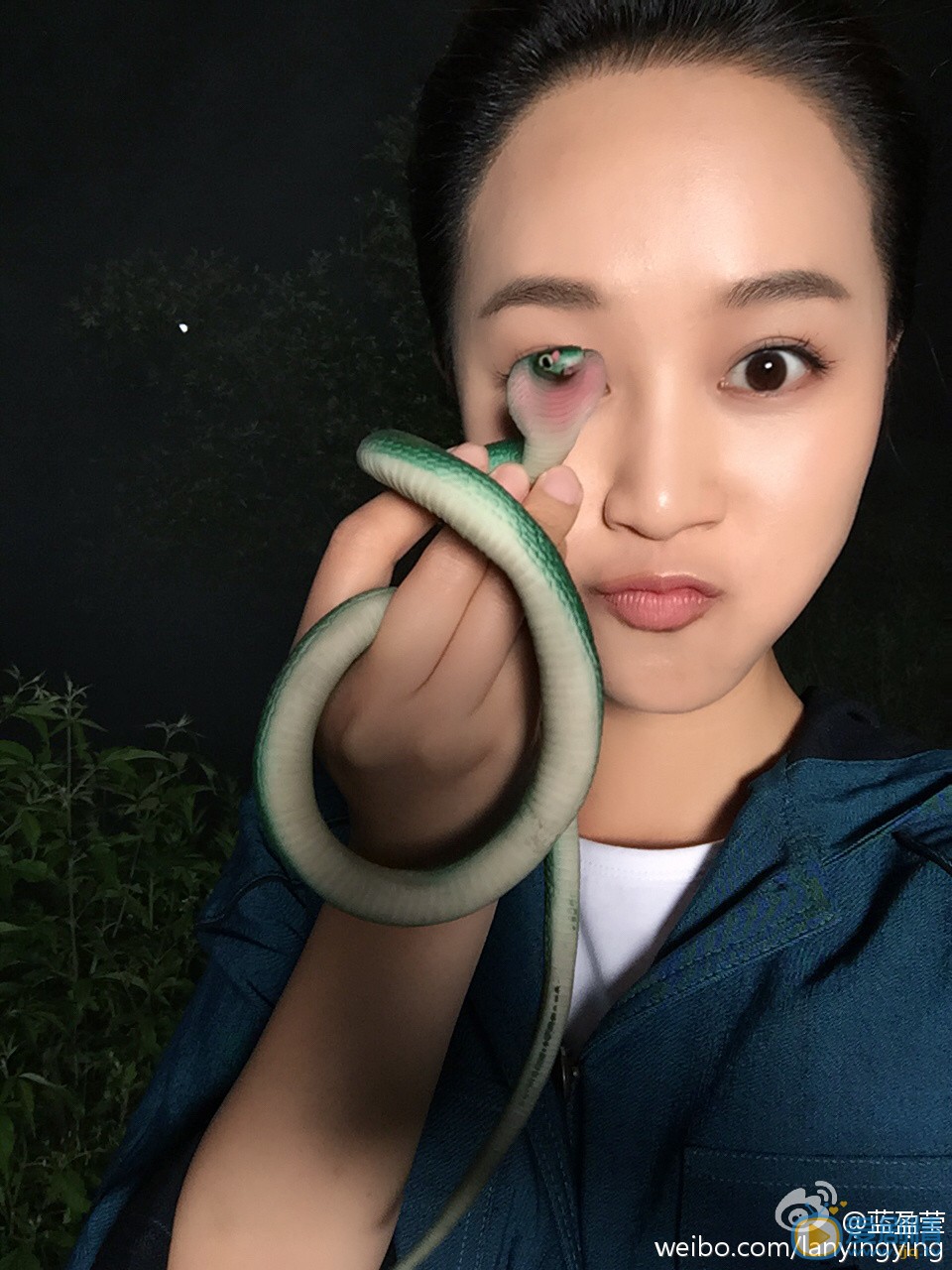 蓝盈莹卖萌照 蓝盈莹高清写真_蓝盈莹高清剧照