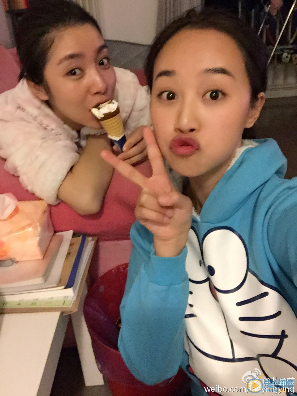 蓝盈莹卖萌照 蓝盈莹高清写真_蓝盈莹高清剧照