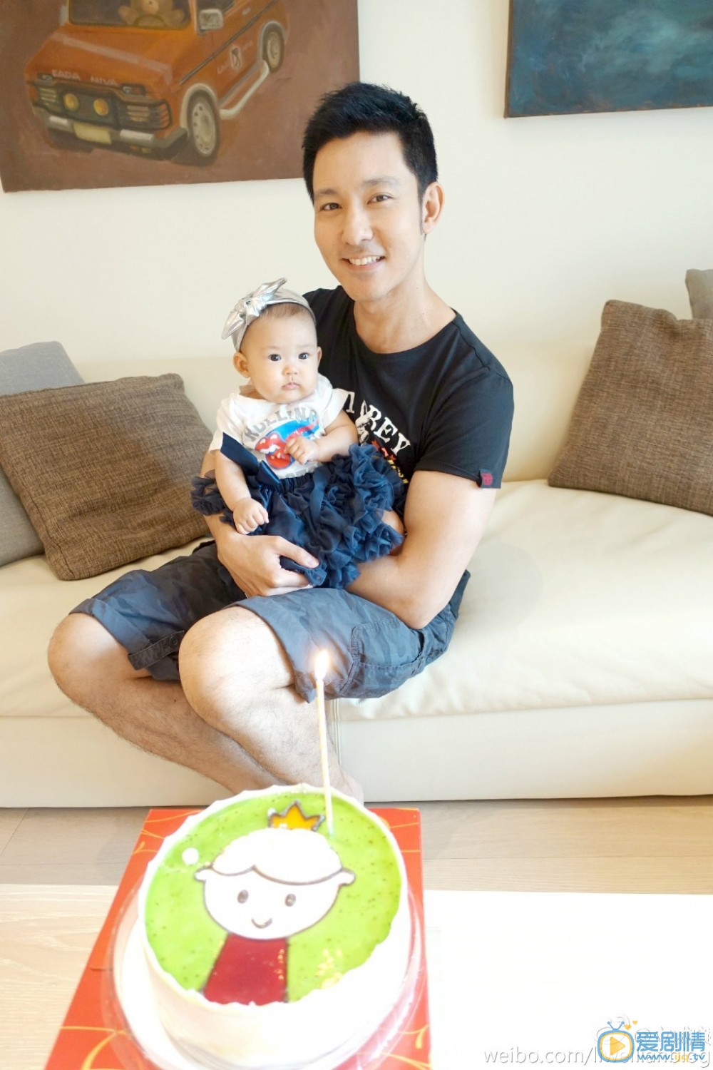 立威廉奶爸亲子照 立威廉高清写真_立威廉高清剧照
