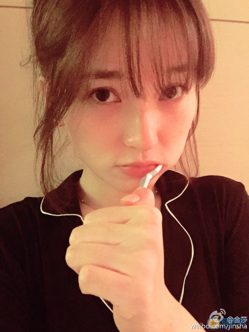 金莎卖萌表情包 金莎高清写真_金莎高清剧照