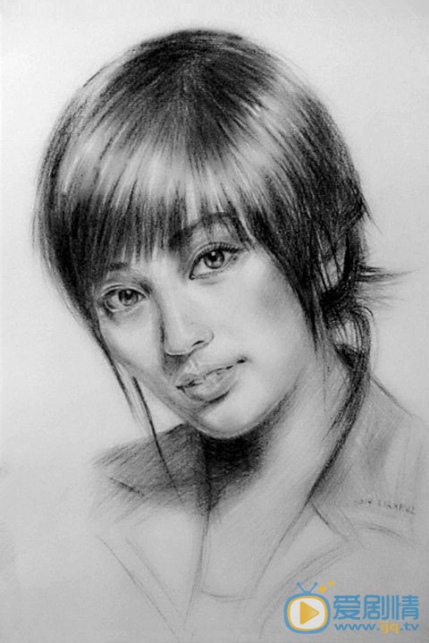 金莎素描照 金莎高清写真_金莎高清剧照