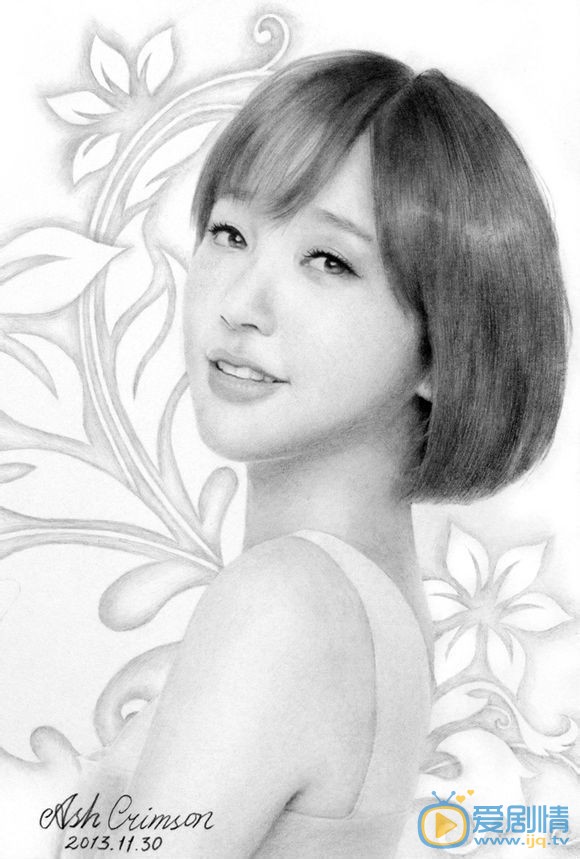 金莎素描照 金莎高清写真_金莎高清剧照