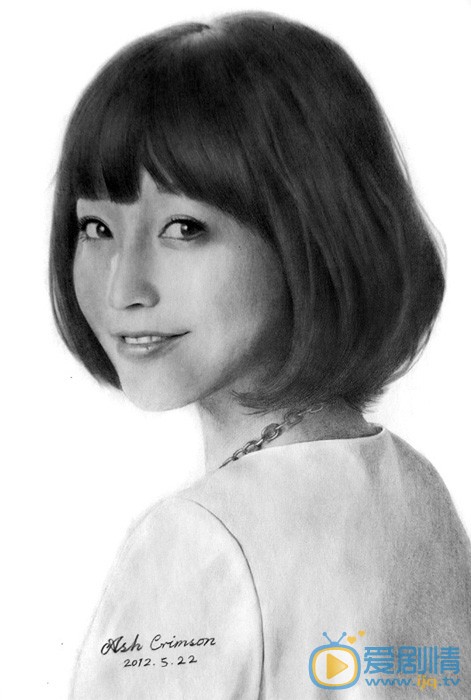 金莎素描照 金莎高清写真_金莎高清剧照