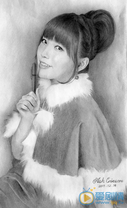 金莎素描照 金莎高清写真_金莎高清剧照