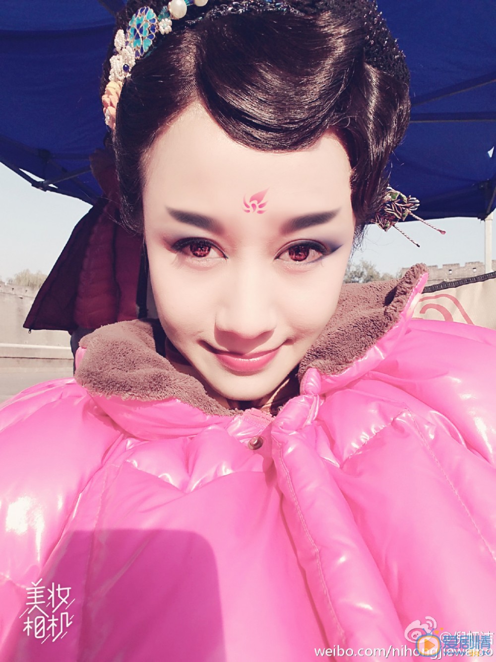 倪虹洁片场照 倪虹洁高清写真_倪虹洁高清剧照
