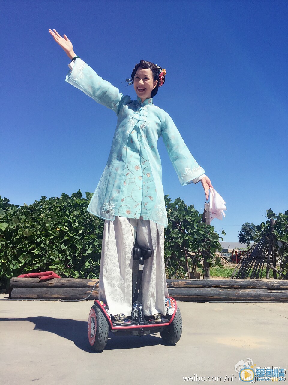 倪虹洁片场照 倪虹洁高清写真_倪虹洁高清剧照