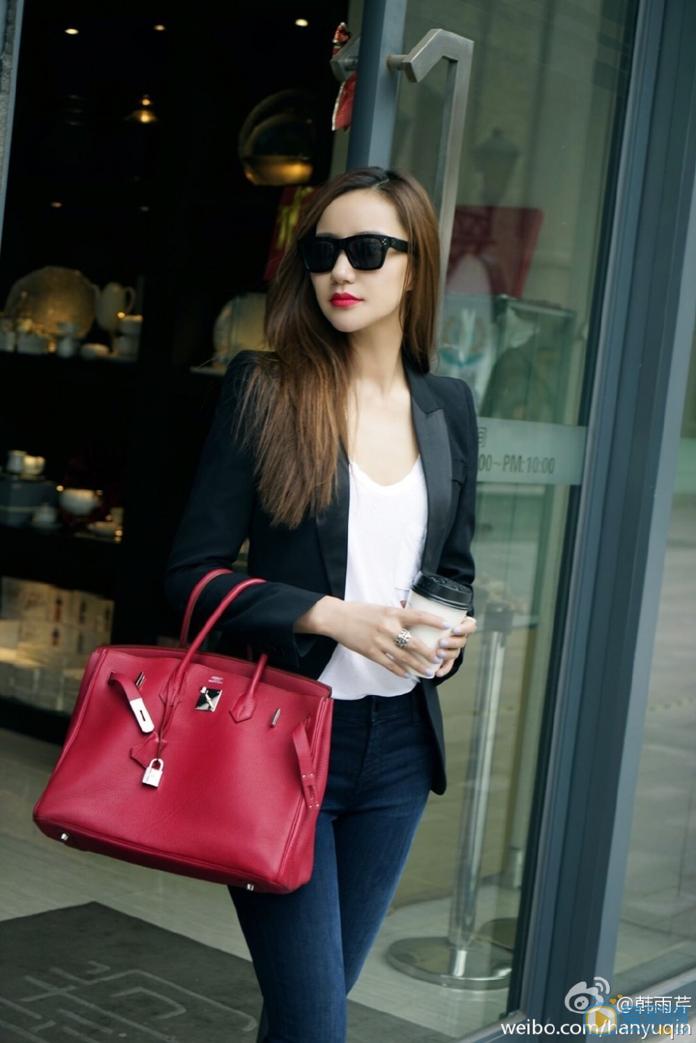 韩雨芹时尚街拍大片 韩雨芹高清写真_韩雨芹高清剧照