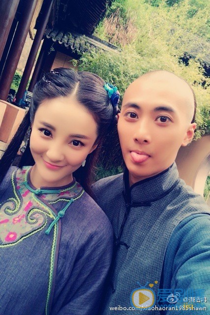 萧浩冉片场照 萧浩冉片场照