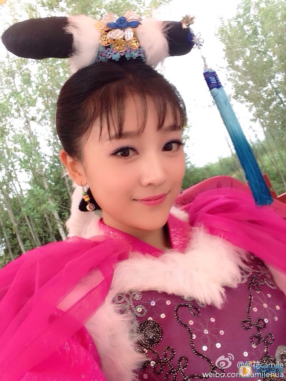 何花片场照 何花高清写真_何花高清剧照