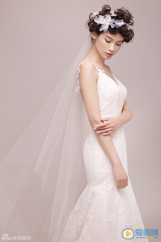 屈菁菁婚纱照 屈菁菁高清写真_屈菁菁高清剧照