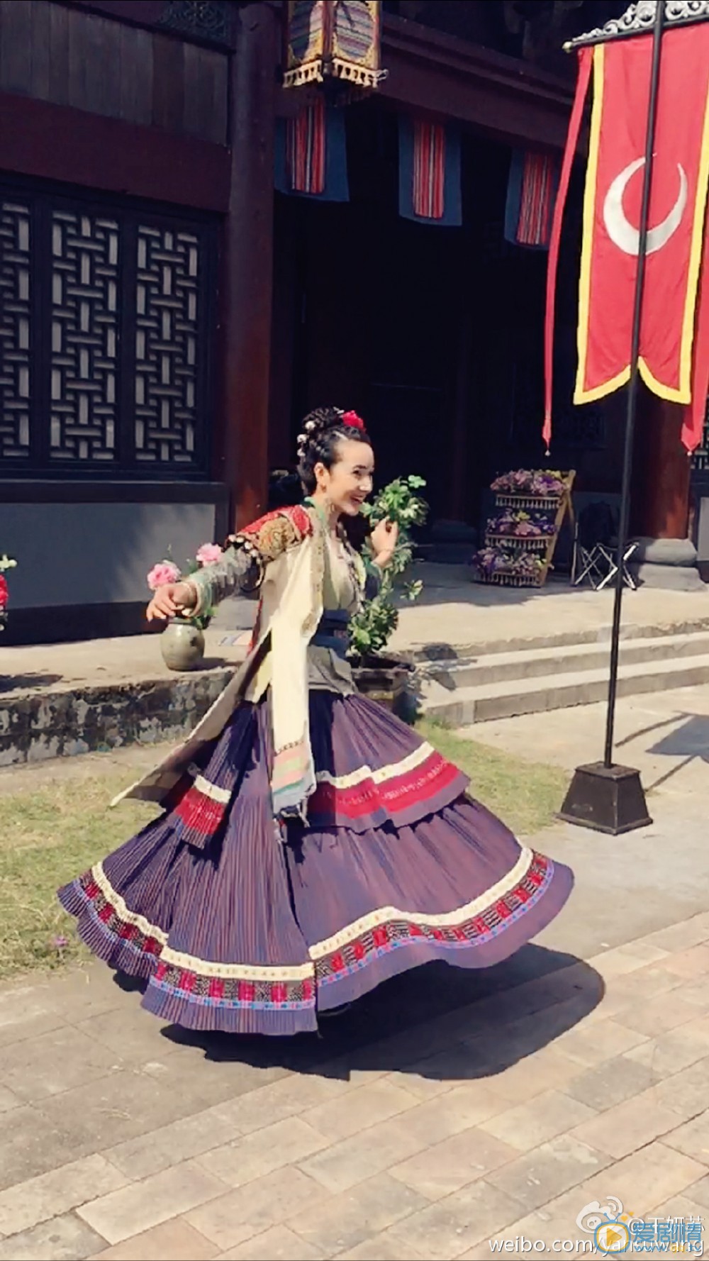 王妍苏片场照 王妍苏高清写真_王妍苏高清剧照