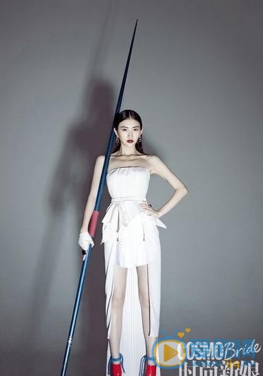 景甜时尚新娘杂志照 景甜高清写真_景甜高清剧照
