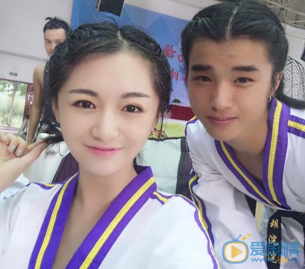 付柔美琦片场照 付柔美琦高清写真_付柔美琦高清剧照