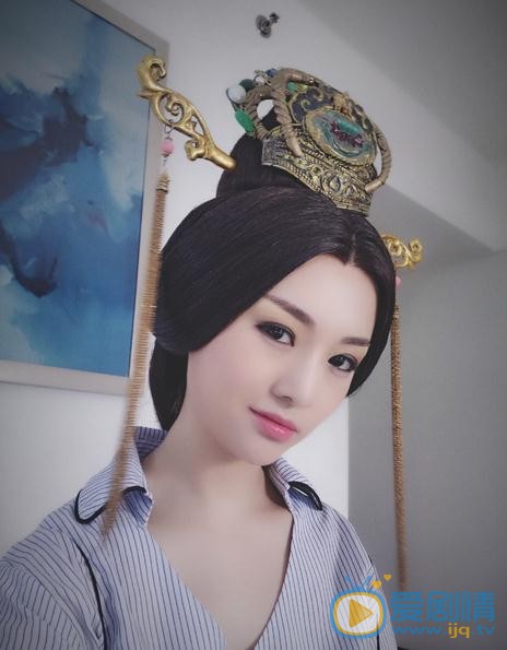 付柔美琦片场照 付柔美琦高清写真_付柔美琦高清剧照