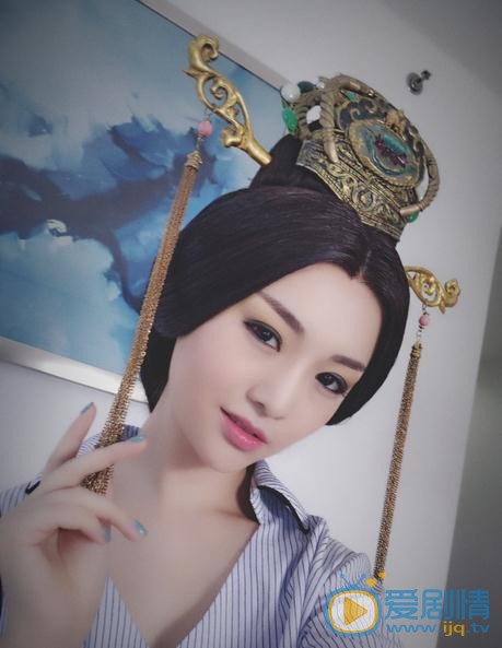 付柔美琦片场照 付柔美琦高清写真_付柔美琦高清剧照
