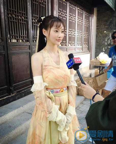 白柳汐片场照 白柳汐高清写真_白柳汐高清剧照